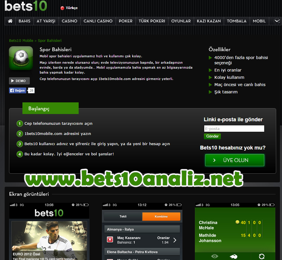 1bets10mobile.com Bets10 Mobile Yeni Adresi